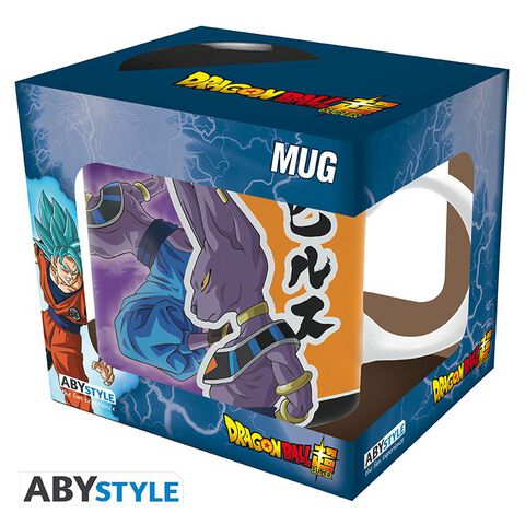 Mug - Dragon Ball Super - Beerus Vs Goku - 320 Ml